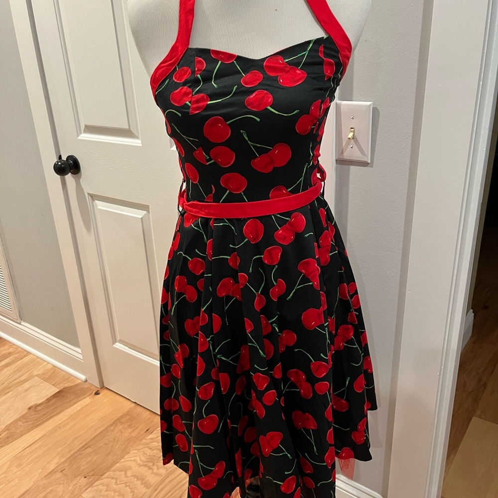Pin-up rockabilly cherry dress